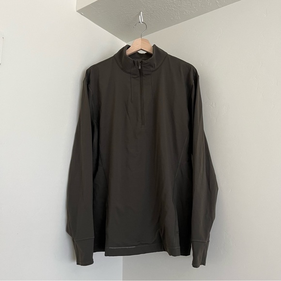lululemon athletica Other - Lululemon 1/4 zip pullover in Dark Olive